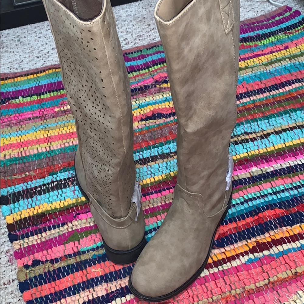Perforated Boots